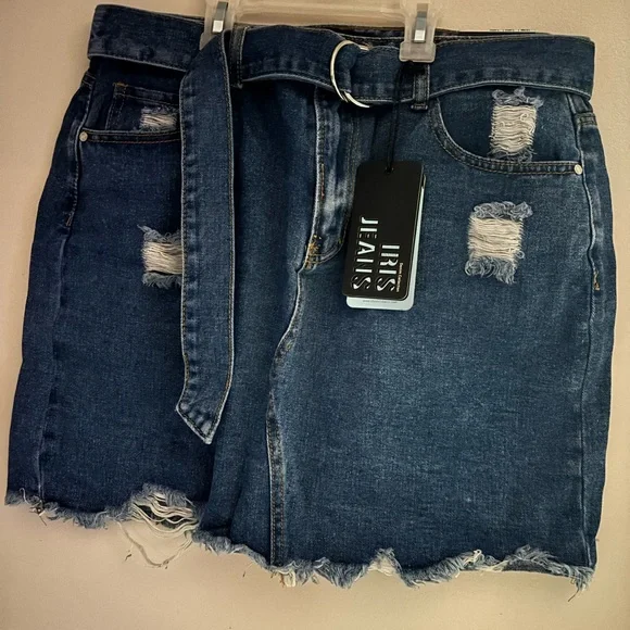 Iris Jeans Skirt - Picture 2 of 7